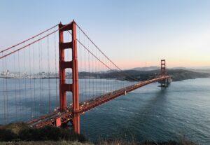 Golde Gate Bridge at Marin Headlands