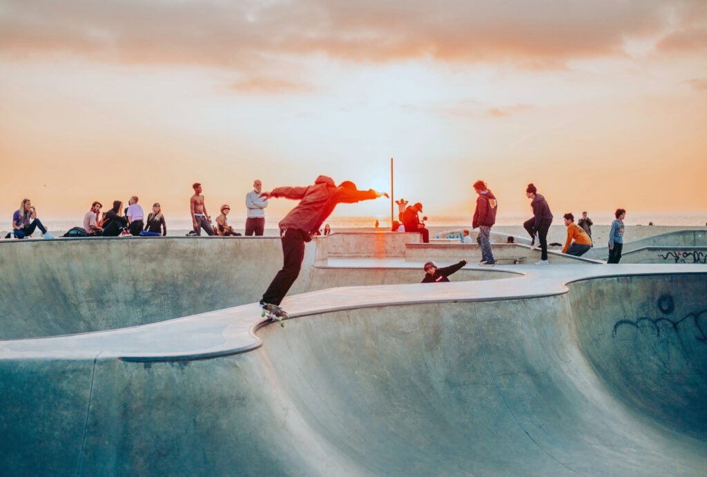 Skatepark at Venice Beach